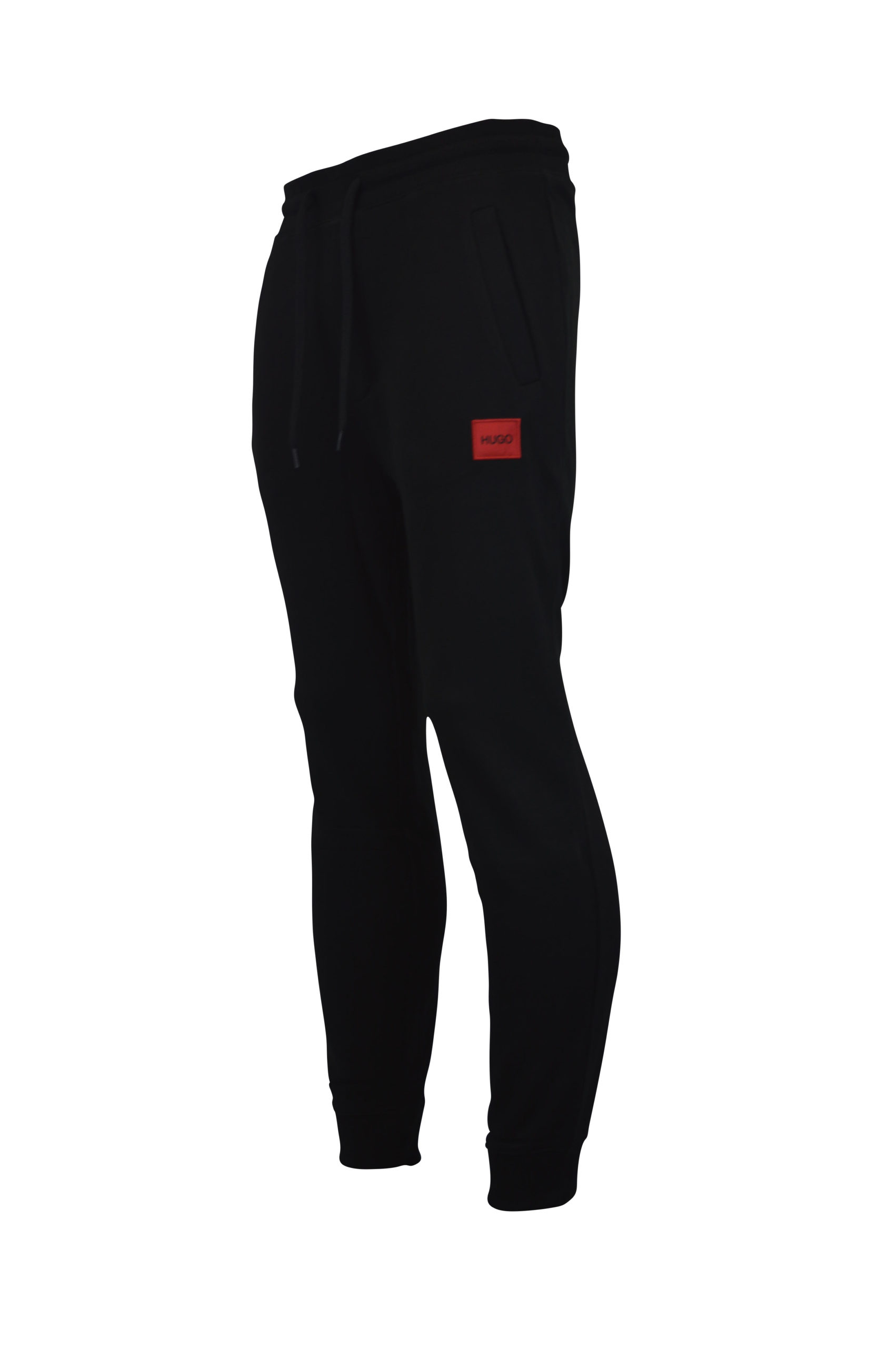 black pants with red stripe