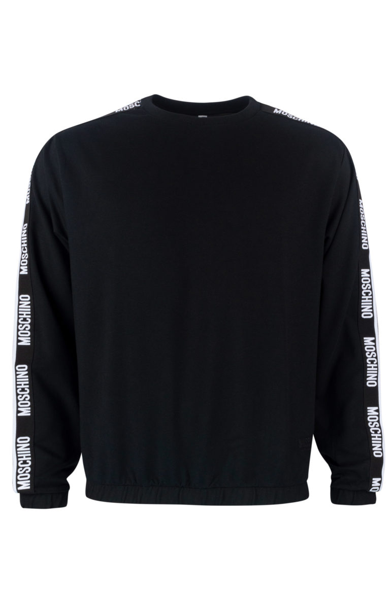 MOSCHINO -TAPED LOGO CREWNECK SWEATSHIRT A1702 - Image 2